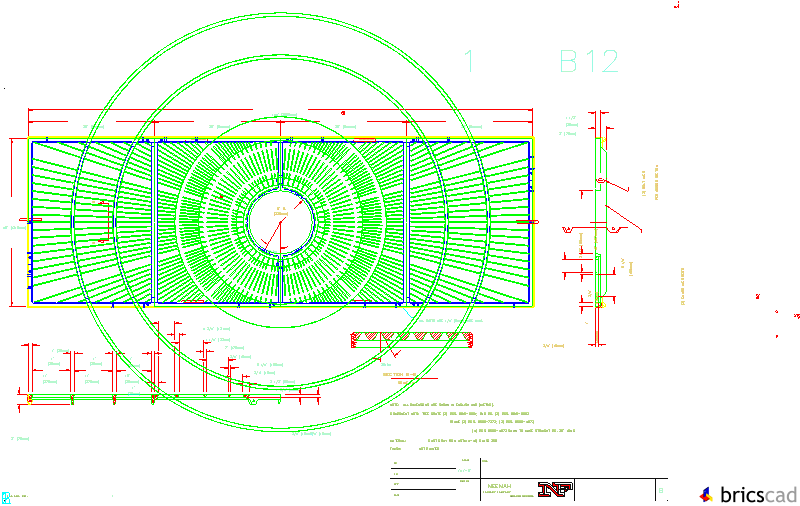 R-8815 Tree Grate 48 by 144 with 18 Dia. Tree Opening. AIA CAD Details--zipped into WinZip format files for faster downloading.