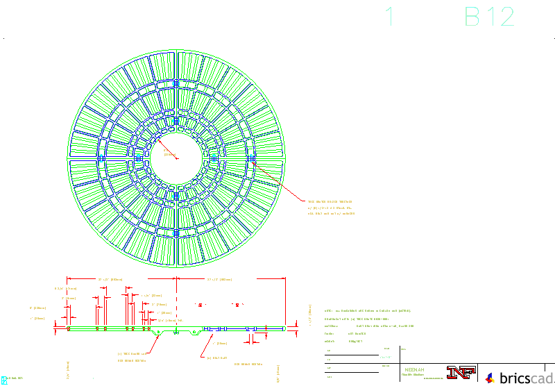 R-8839 Tree Grate 75 Dia. with 18 Dia. Tree Opening. AIA CAD Details--zipped into WinZip format files for faster downloading.