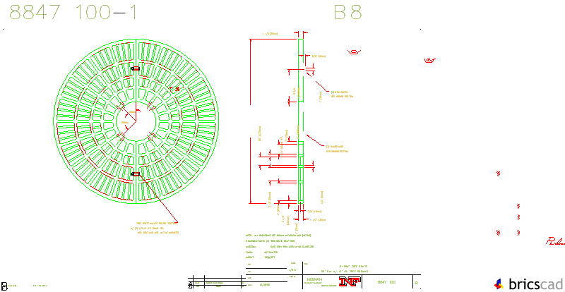 R-8847 Tree Grate 50 Dia. with 12 Dia. Tree Opening. AIA CAD Details--zipped into WinZip format files for faster downloading.