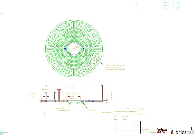 R-8849 Tree Grate 56 Dia. with 12 Dia. Tree Opening. AIA CAD Details--zipped into WinZip format files for faster downloading.