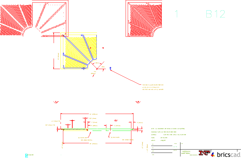 R-9002-A Retrofit Tree Grate 64 Square with 16 Dia. Tree Opening. AIA CAD Details--zipped into WinZip format files for faster downloading.