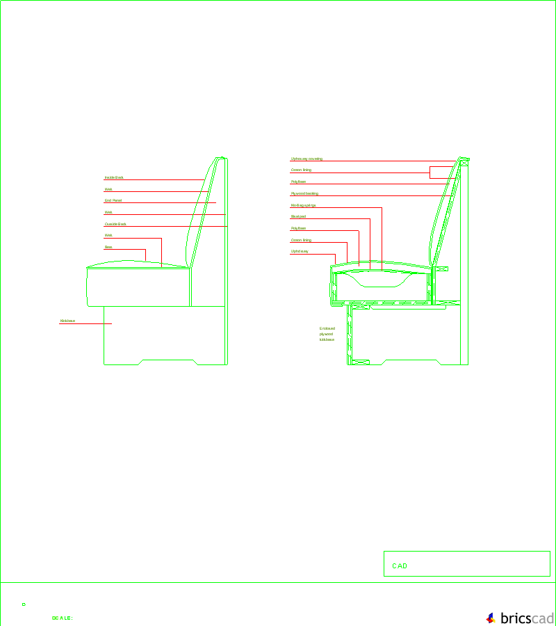 Booth Series 9811.00. AIA CAD Details--zipped into WinZip format files for faster downloading.