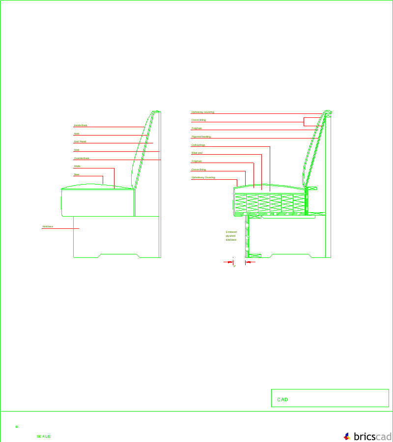 Booth Series 9831.00. AIA CAD Details--zipped into WinZip format files for faster downloading.