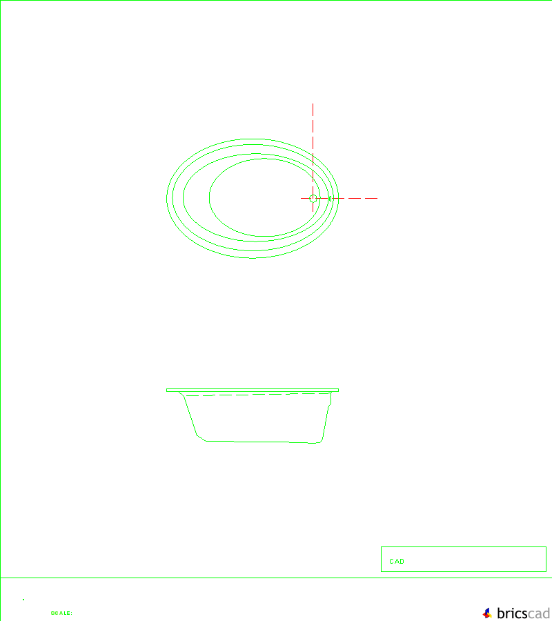 MODEL 2650/2654 TRUE OVAL 60x41x19. AIA CAD Details--zipped into WinZip format files for faster downloading.