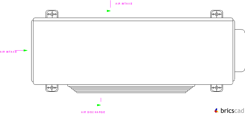 Outdoor Unit CH1222T. AIA CAD Details--zipped into WinZip format files for faster downloading.