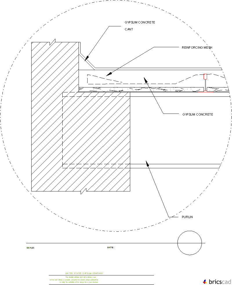 GPD202 - WALL DETAIL (APPLICATION OVER BEAMS/BAR JOISTS). AIA CAD Details--zipped into WinZip format files for faster downloading.