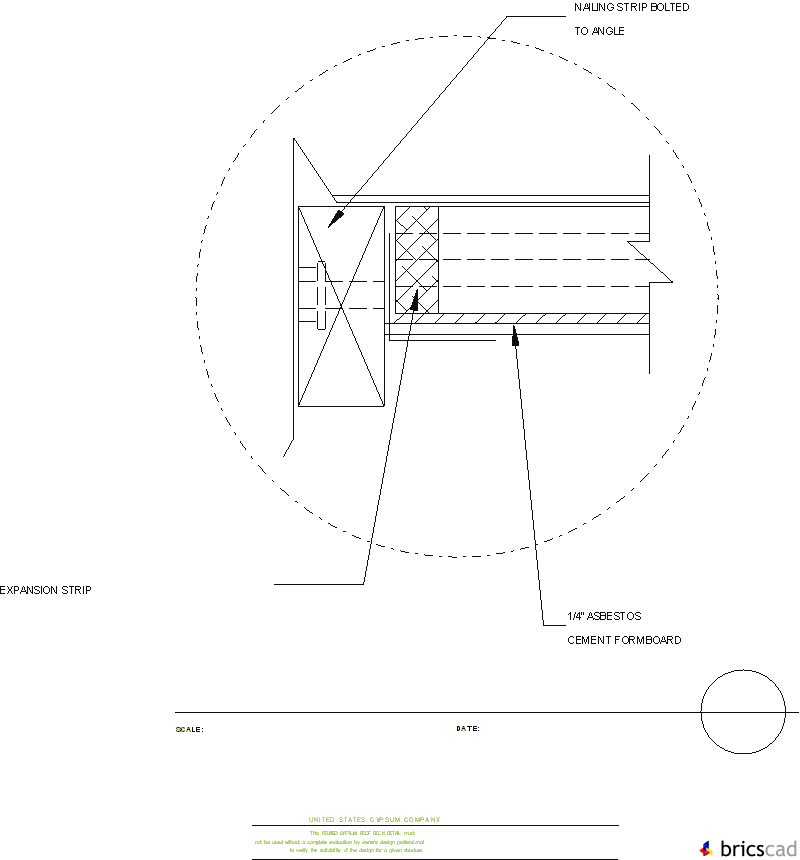 GPD203 - WALL DETAIL (APPLICATION OVER BEAMS/BAR JOISTS). AIA CAD Details--zipped into WinZip format files for faster downloading.