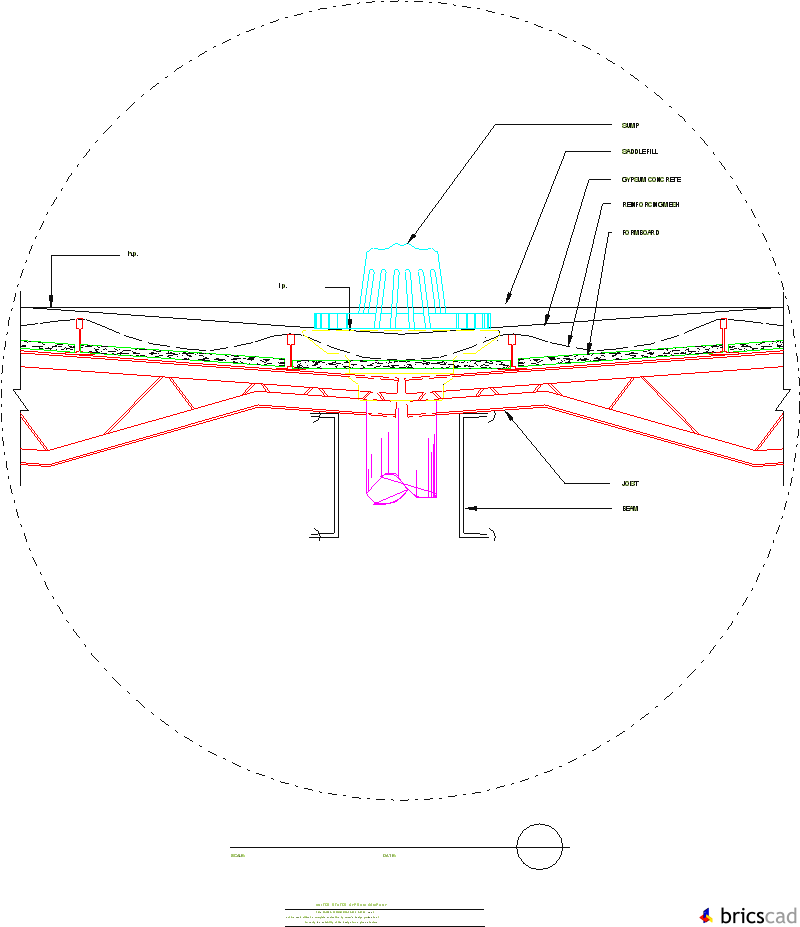 GPD405 - VALLEY DETAIL. AIA CAD Details--zipped into WinZip format files for faster downloading.