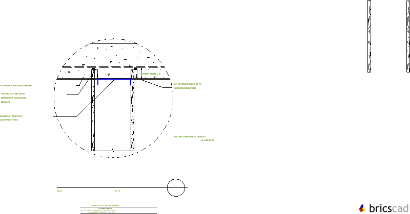 HOSP103 - SMOKE & 2-HOUR PARTITION. AIA CAD Details--zipped into WinZip format files for faster downloading.