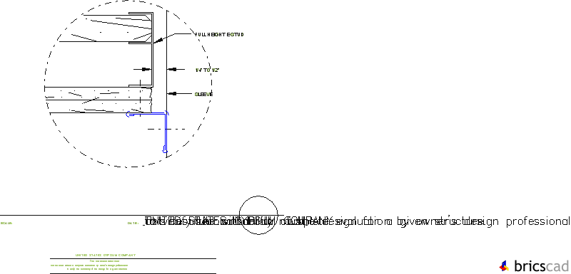 HOSP202 - SHAFTWALL/DUCT PENETRATION. AIA CAD Details--zipped into WinZip format files for faster downloading.