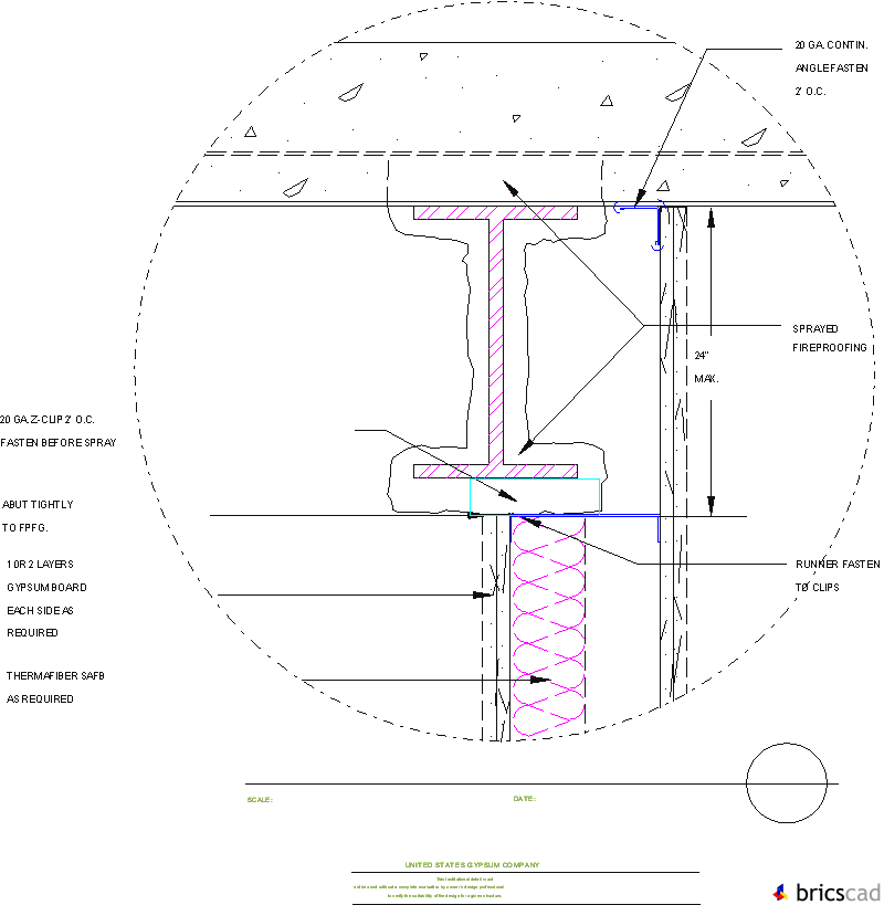 HOSP207 - PARTITION UNDER BEAM. AIA CAD Details--zipped into WinZip format files for faster downloading.