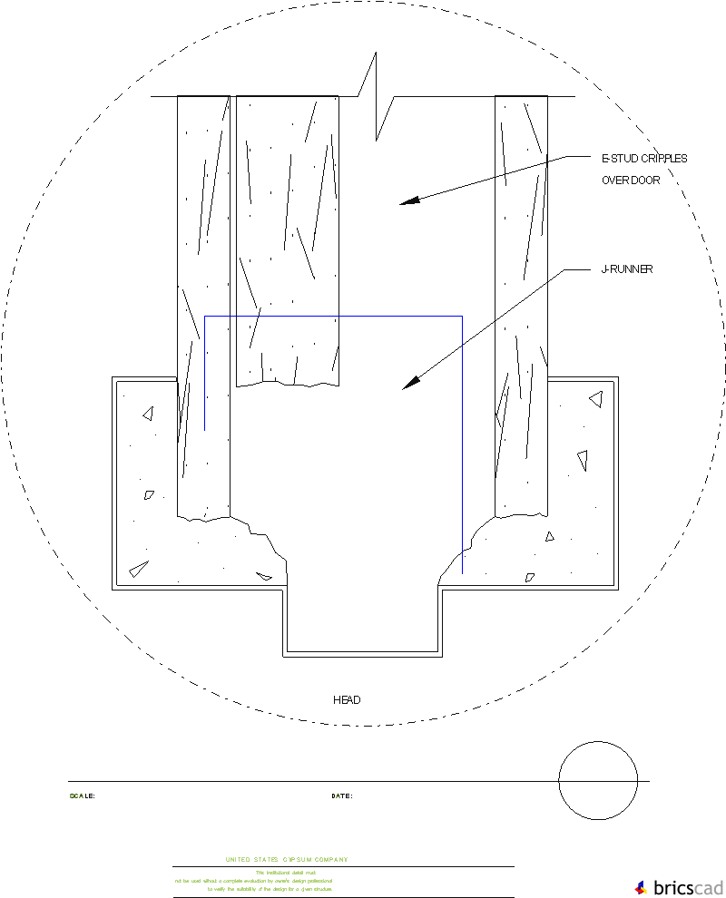 HOSP210 - HINGED DOORS IN SHAFTWALLS. AIA CAD Details--zipped into WinZip format files for faster downloading.