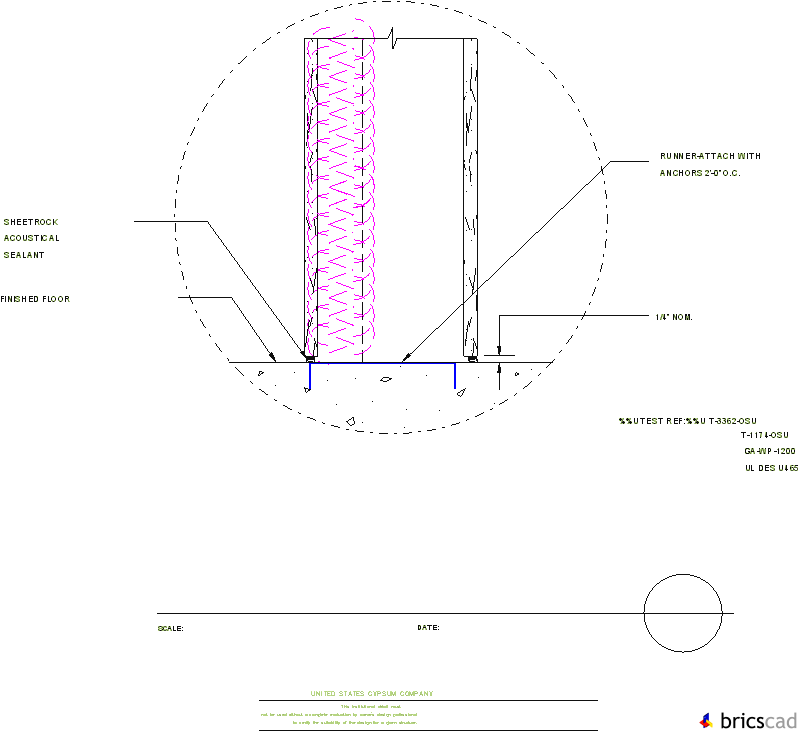 HOSP305 - SMOKE & 1 HOUR PARTITION. AIA CAD Details--zipped into WinZip format files for faster downloading.