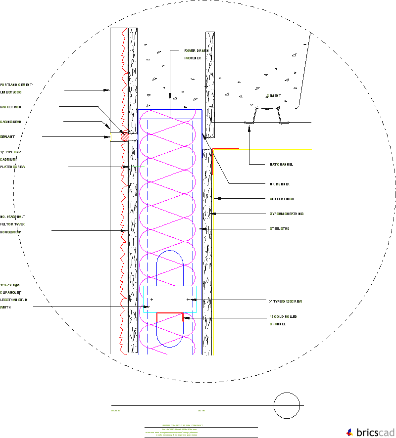 LSF101  - SLAB DEFLECTION. AIA CAD Details--zipped into WinZip format files for faster downloading.