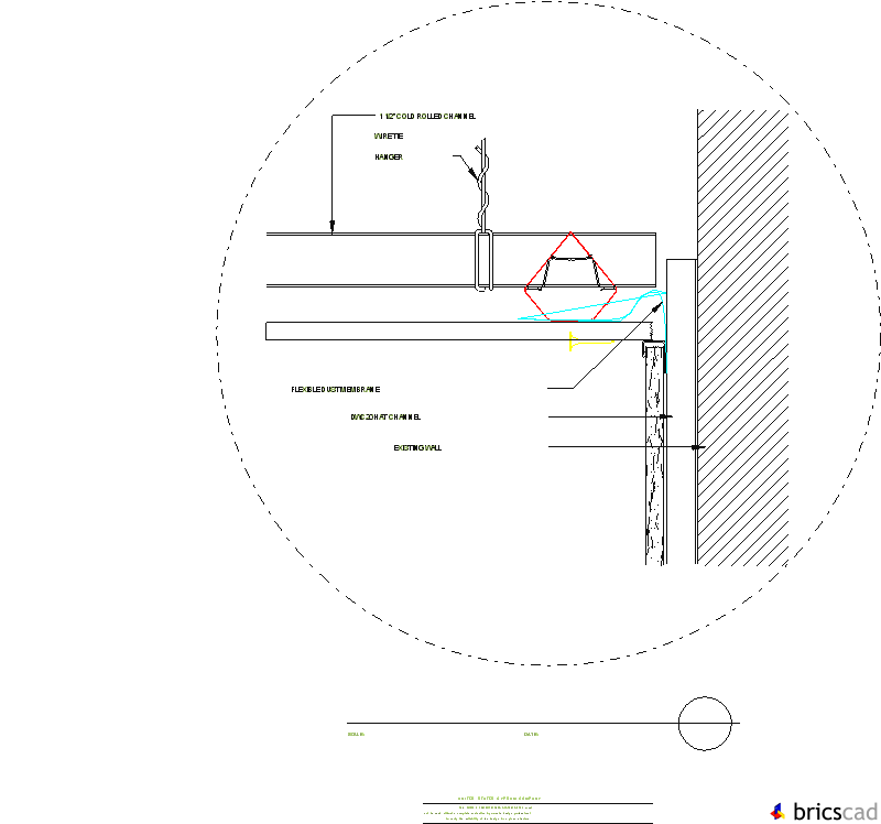 LSF106  - WALL INTERSECTION. AIA CAD Details--zipped into WinZip format files for faster downloading.