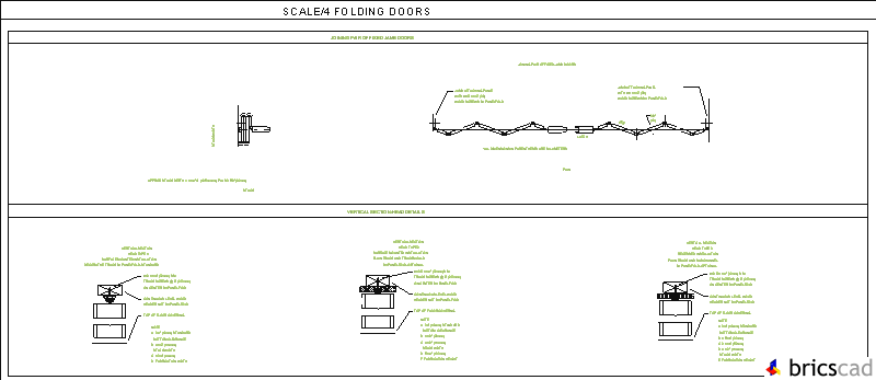 SCL4-5 Joining pair of fixed jamb doors. AIA CAD Details--zipped into WinZip format files for faster downloading.