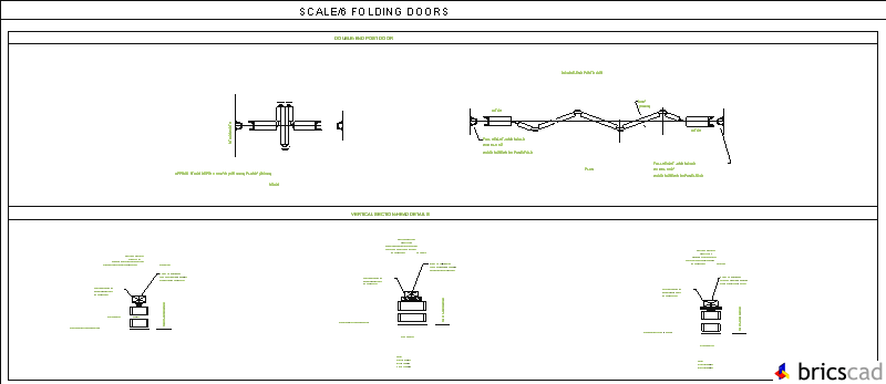 SCL6-3 Double-end post door. AIA CAD Details--zipped into WinZip format files for faster downloading.