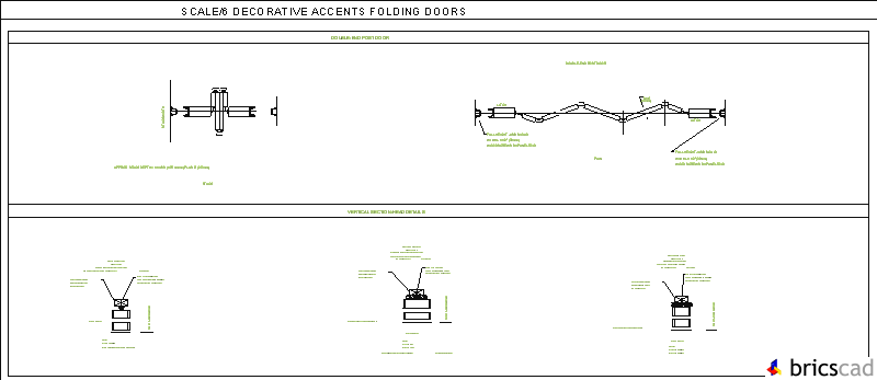 SCL6DC-3 Double-end post door. AIA CAD Details--zipped into WinZip format files for faster downloading.