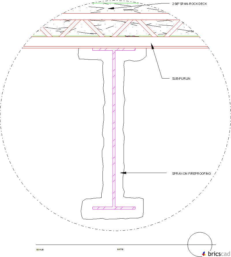 SR402 - ROOF OR INTERSTITIAL DECK. AIA CAD Details--zipped into WinZip format files for faster downloading.