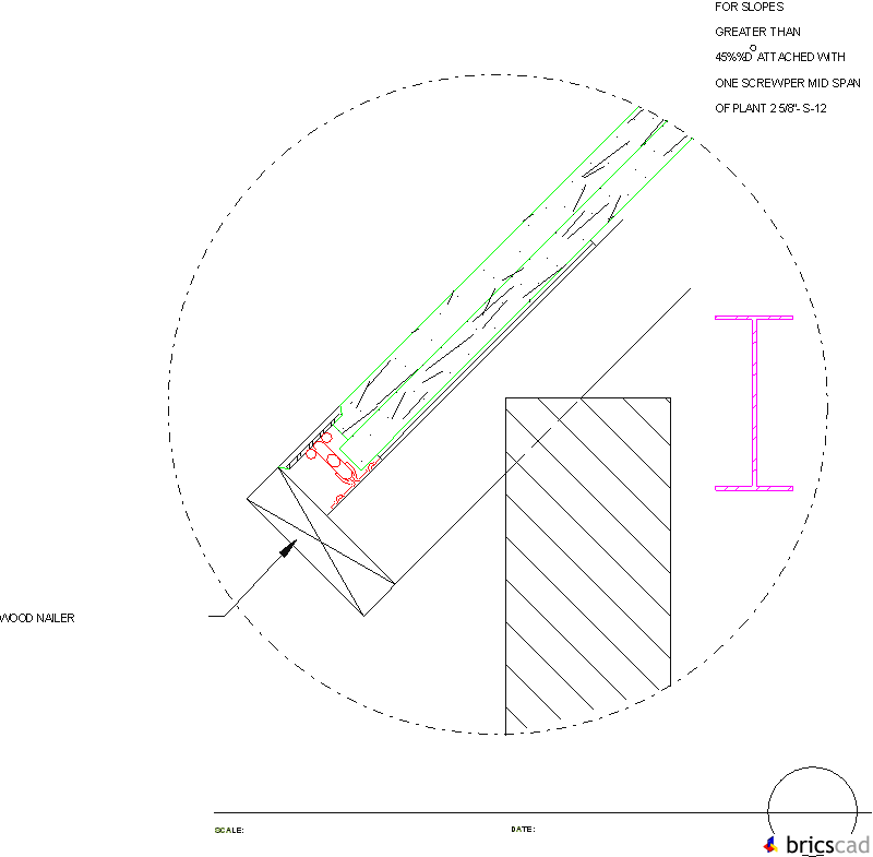 SR406 - STEEP PITCH ROOFS. AIA CAD Details--zipped into WinZip format files for faster downloading.