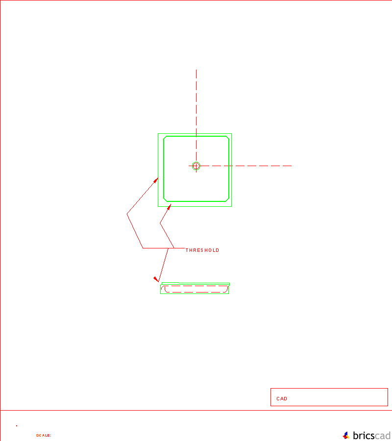 SHOWER RECEPTOR - CORNER MODEL 3636AC. AIA CAD Details--zipped into WinZip format files for faster downloading.