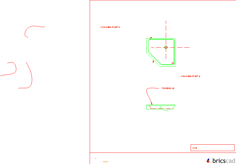 SHOWER RECEPTOR - NEO ANGLE MODEL. AIA CAD Details--zipped into WinZip format files for faster downloading.