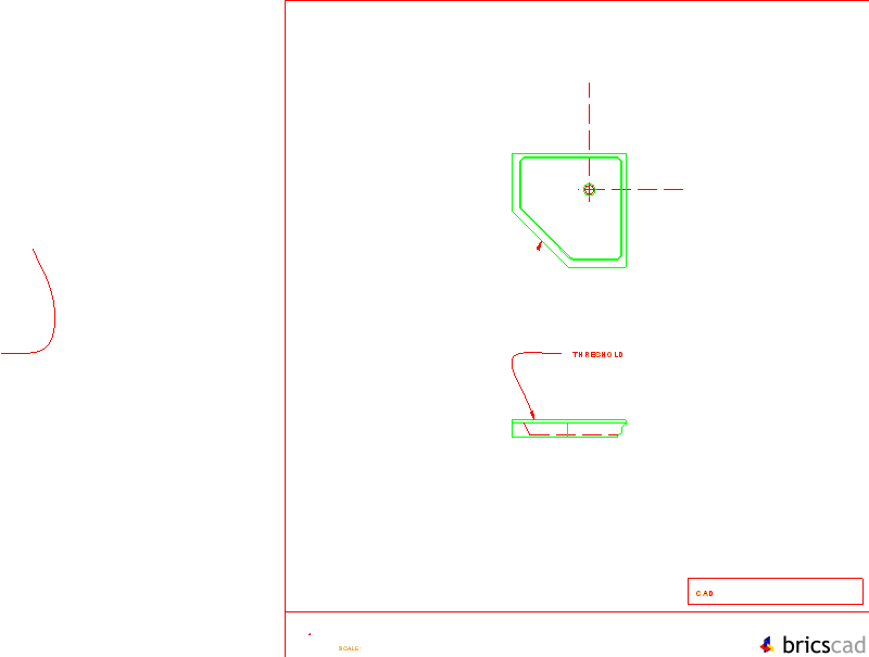 SHOWER RECEPTOR - NEO ANGLE MODEL, ACRYLIC. AIA CAD Details--zipped into WinZip format files for faster downloading.