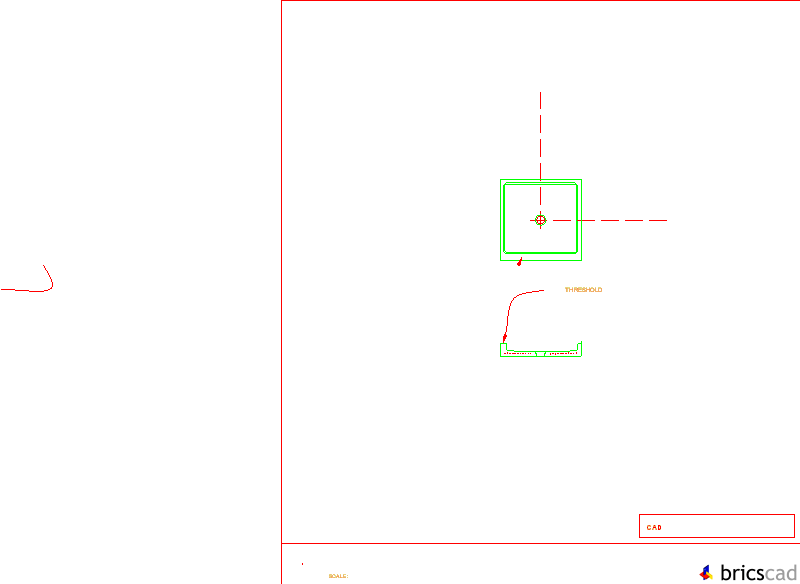 SHOWER RECEPTOR -  MODEL 200. AIA CAD Details--zipped into WinZip format files for faster downloading.