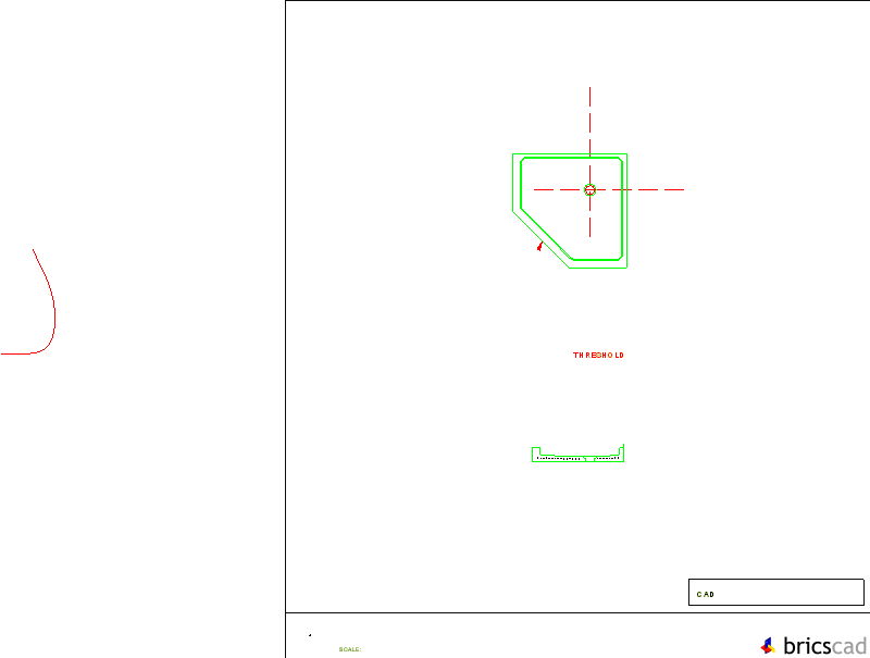 SHOWER RECEPTOR - MODEL 350. AIA CAD Details--zipped into WinZip format files for faster downloading.
