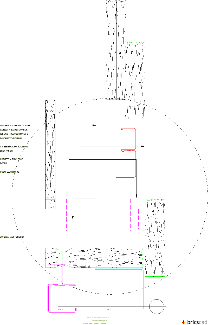SW202  -  INSIDE CORNER. AIA CAD Details--zipped into WinZip format files for faster downloading.