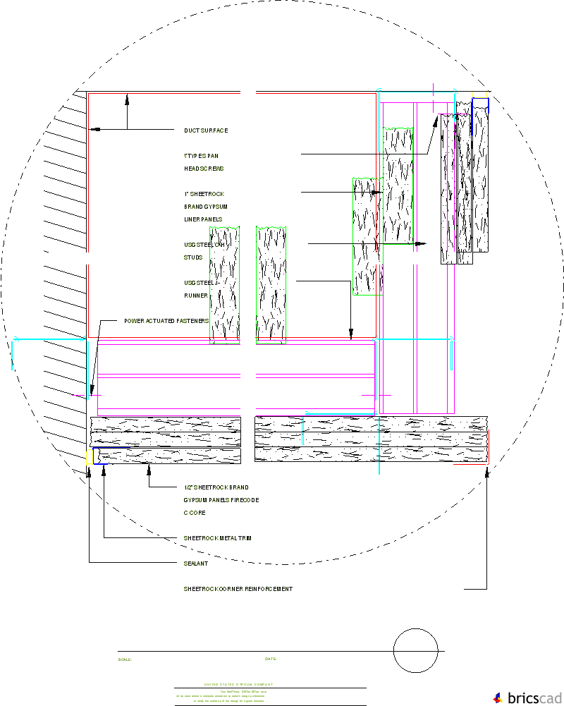 SW210  -  METAL DUCT ENCLOSURE. AIA CAD Details--zipped into WinZip format files for faster downloading.