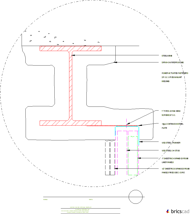 SW604  -  STEEL BEAM. AIA CAD Details--zipped into WinZip format files for faster downloading.