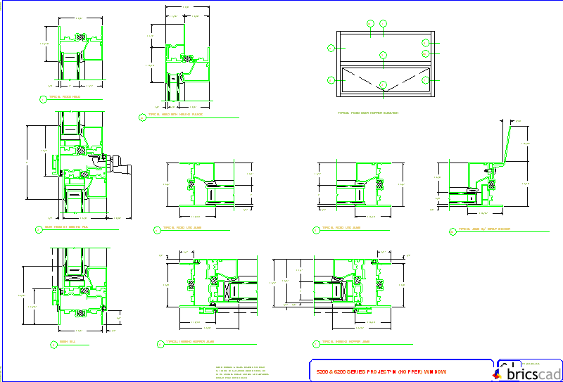 5200 Project - In Hopper. AIA CAD Details--zipped into WinZip format files for faster downloading.