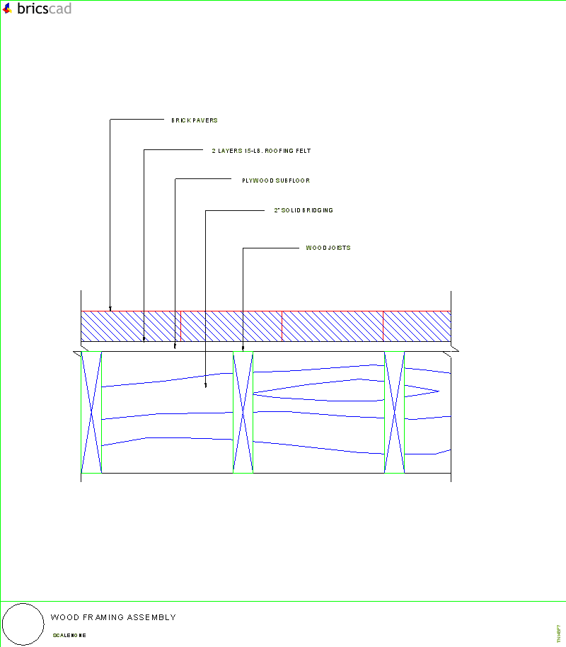 Wood Framing Assembly. AIA CAD Details--zipped into WinZip format files for faster downloading.