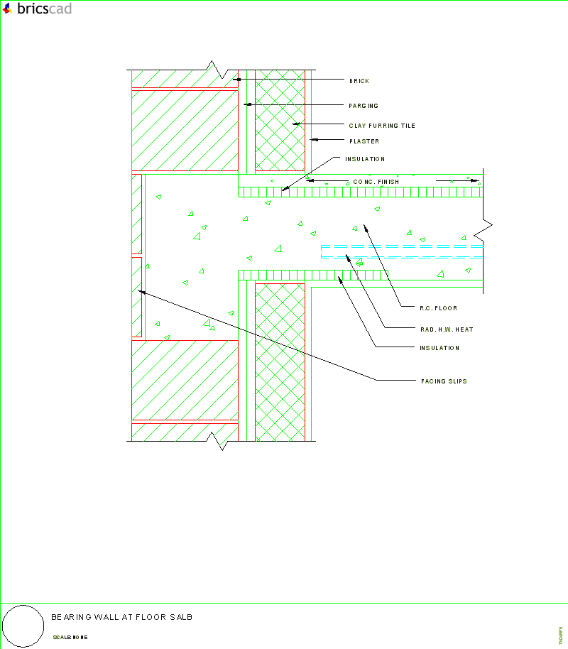 Exterior Loadbearing Walls. AIA CAD Details--zipped into WinZip format files for faster downloading.