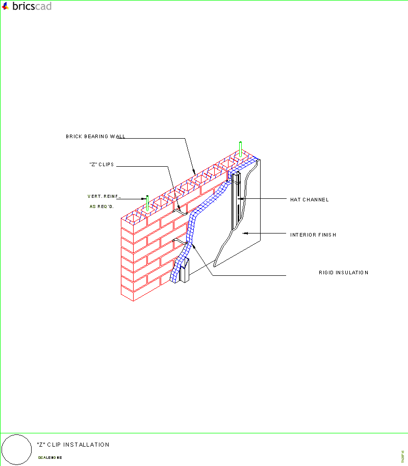 Z Clip Installation. AIA CAD Details--zipped into WinZip format files for faster downloading.