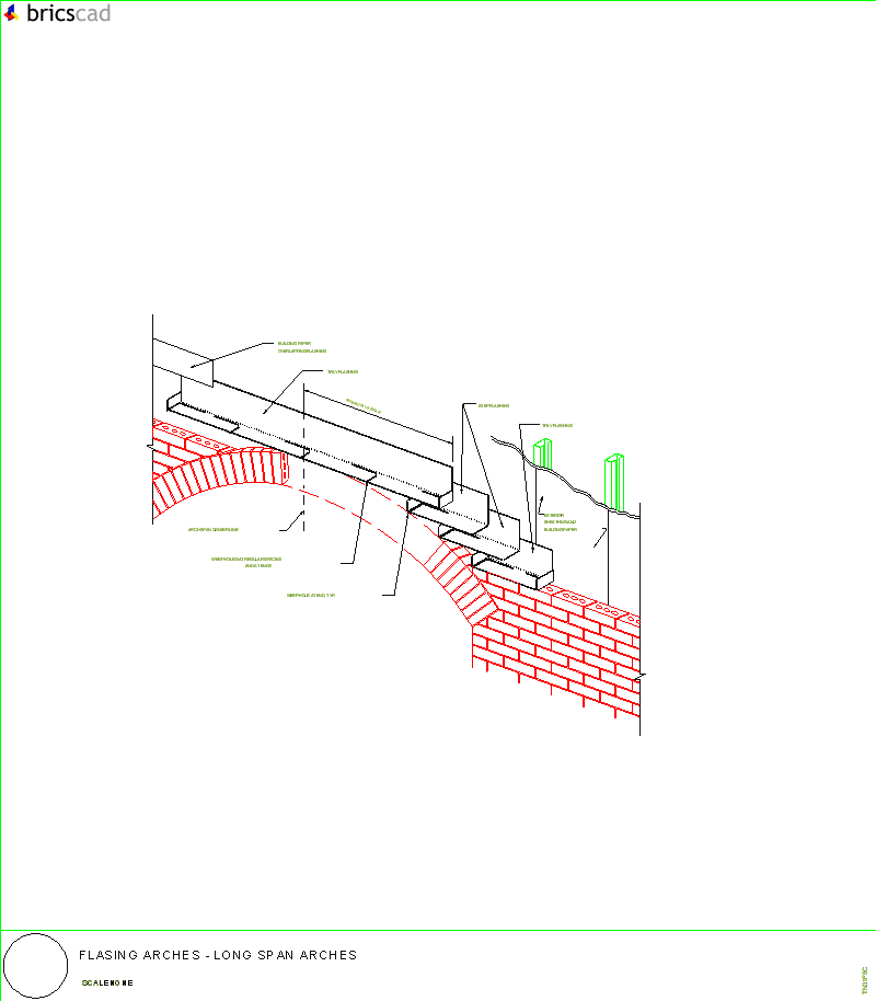 Flashing Arches. AIA CAD Details--zipped into WinZip format files for faster downloading.