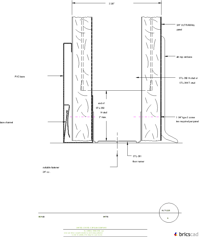 ULT225 FLOOR ATTACHMENT A. AIA CAD Details--zipped into WinZip format files for faster downloading.