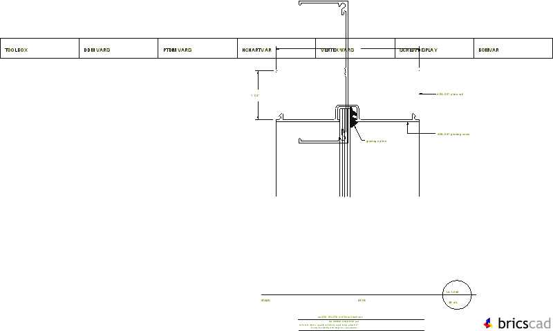 ULT246 CEILING HEIGHT GLAZING 3E(alt). AIA CAD Details--zipped into WinZip format files for faster downloading.