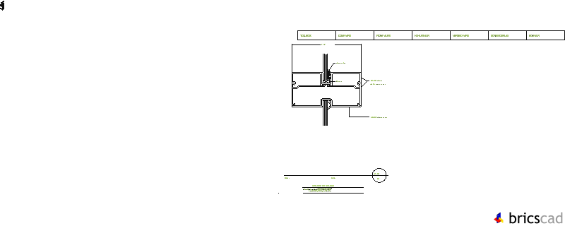 ULT255 STACKED LITE GLAZING 3M. AIA CAD Details--zipped into WinZip format files for faster downloading.