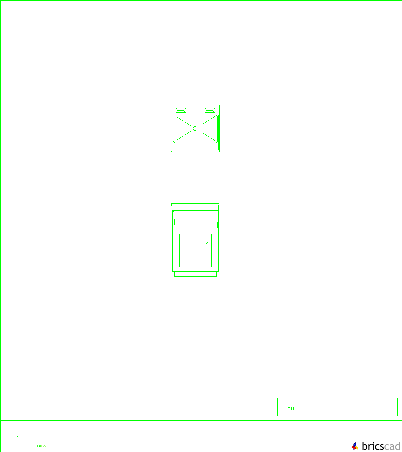 UTILITY SINK - MODEL SC. AIA CAD Details--zipped into WinZip format files for faster downloading.