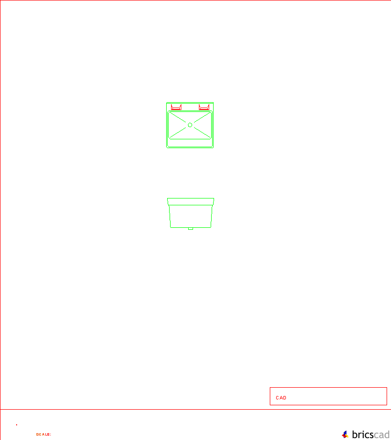 UTILITY SINK - MODEL WM. AIA CAD Details--zipped into WinZip format files for faster downloading.