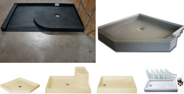 news tips choosing custom shower base your next bathroom remodeling project size wall panels pan with linear drain on concrete slab news tips choosing custom shower base your next bathroom remodeling project size wall panels pan with linear drain on concrete slab