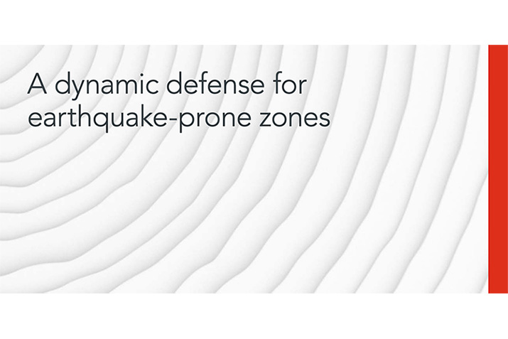 A Dynamic Defense for Earthquake-Prone Zones