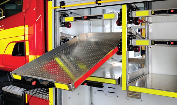 Accuride Tilt Track System with Full-Extension and Varying Load Capacities