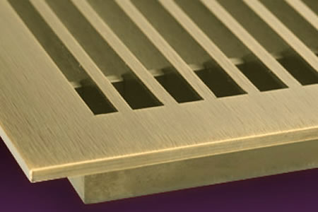 Decorative linear bar grilles for the walls, floors, and ceilings