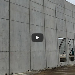 Advantages of Insulated Sandwich Walls - Veterans Memorial Parkway Warehouse Project Feature