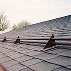 Snow guards by roof type: Asphalt Shingles