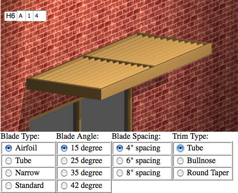 Louvered Sunshades