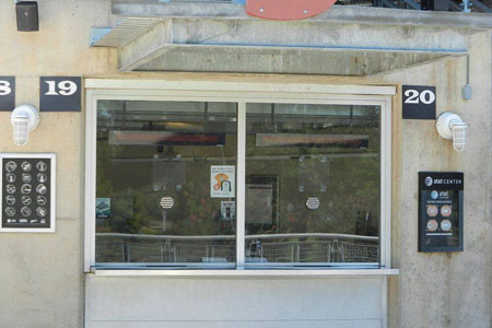 Armortex bullet-resistant “C” channel transaction window frames